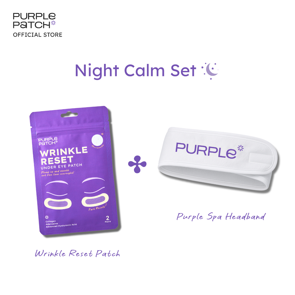 ชุดของขวัญดูแลตัวเอง Purple Patch "Night Calm Set"