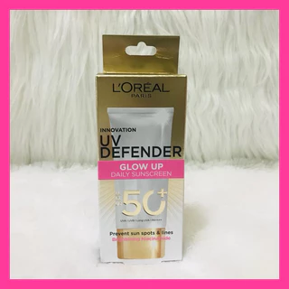 🔥ส่งทันทีได้ ล็อตใหม่สุด‼️แท้ 100%🔥Loreal UV Defender Invisible Fresh Matte Glow up Aquafusion ครีมกันแดดลอรีอัล SPF 50