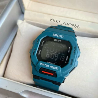(M25) โปรลดกระหน่ำ นาฬิกา SPORT DASH หน้ายักษ์เล็ก ดิจิตอล กันน้ำ 100% ใส่ได้ทั้ง ชาย- หญิง (17 สี)