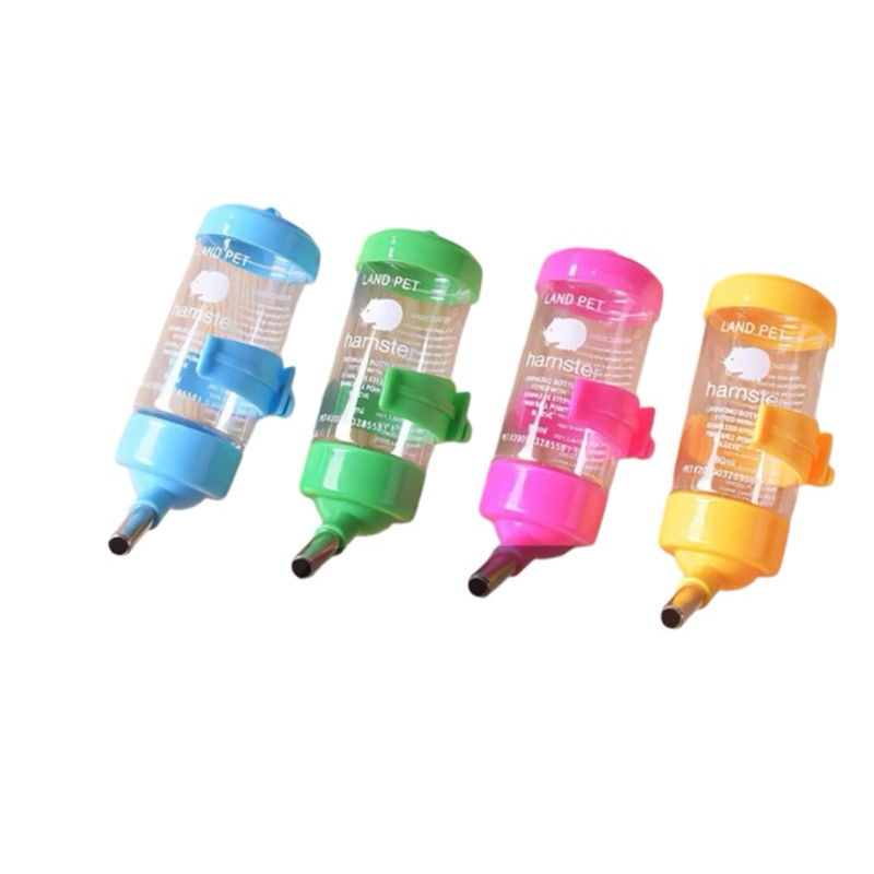 กระบอกน้ำชูก้าร์ เพ็ทเฮง ขนาด 80 มล.ส่งคละสี)กระบอกน้ำสำหรับสัตว์เลี้ยงขนาดเล็ก พกพาได้ แขวนกรง