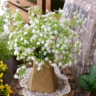 ช่อดอกยิปโซปลอม 🌼 ดอกจิ๋ว ดอกไม้ปลอม ช่อแซมดอกไม้ปลอม ดอกยิปโซฟิลล่า สําหรับตกแต่งบ้าน งานแต่งงาน Baby Flower