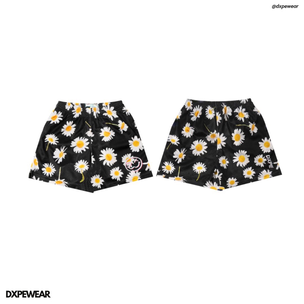 กางเกงขาสั้นสไตล์สตรีท DXPE BLACK Daizy