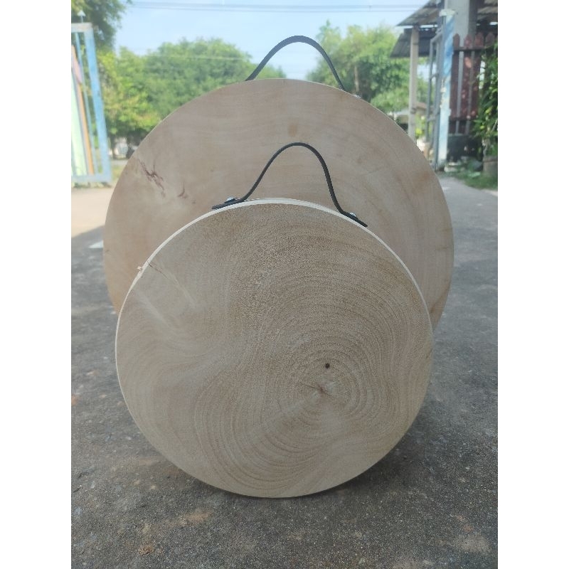 เขียงดี ราคาประหยัด เขียงไม้มะขามและไม้หยี(เค็ง)แช่น้ำเกลือ ขนาด 12 - 18 นิ้ว (แถมฟรีหูจับ)🇹🇭 - รูปที่ 4