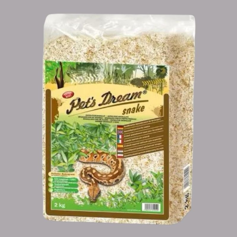 Pet Dreams Ships Snake 2kg. ขี้เลื่อยรองกรงรองพื้นงู รองพื้นกรงสัตว์เลี้ยง
