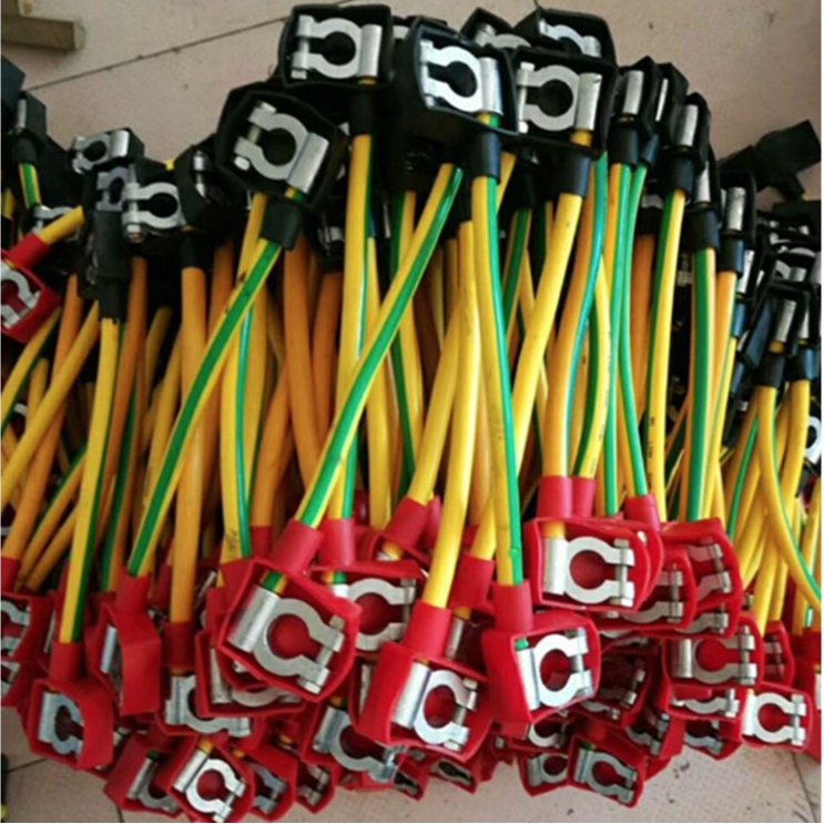 สายไฟแบตเตอรี่รถยนต์ โซล่าเซลล์ ขั้วกลม ยาว 30ซม สายไฟเส้นใหญ่ ขั้วต่อแบตแข็งแรง รับกระแสไฟได้ดี - รูปที่ 6