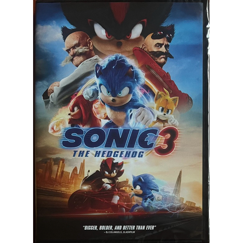 Sonic The Hedgehog 3 (2024, DVD)/โซนิค เดอะ เฮดจ์ฮ็อก 3 (ดีวีดี)