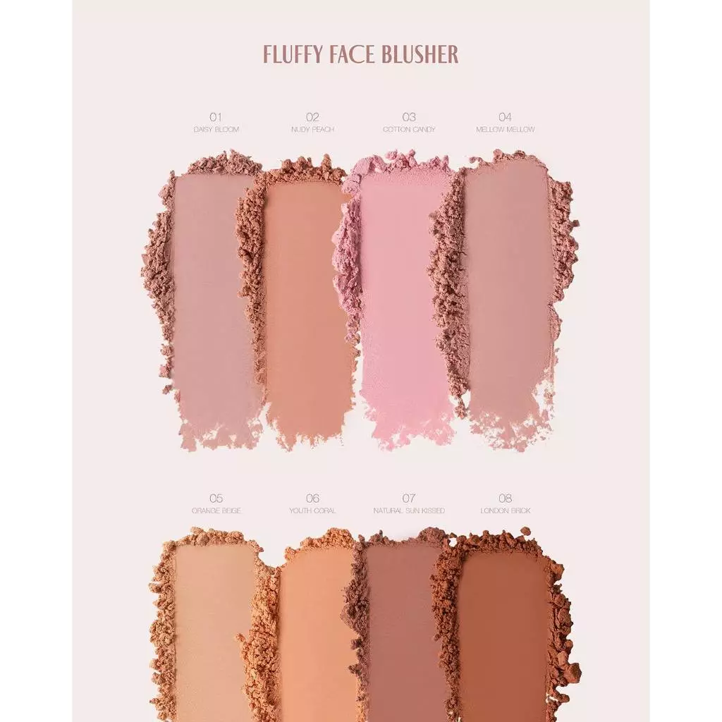 SUPERMOM Fluffy Face Blusher บลัชออนเนื้อฟลัฟฟี่ ปัดแก้มนุ่ม thumbnail 7