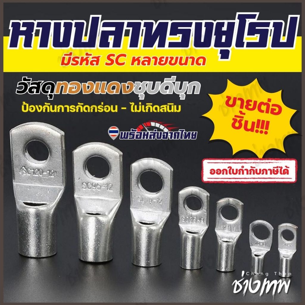 🇹🇭 ส่งเร็วจากไทย!  หางปลาทรงยุโรป ทองแดงชุบดีบุก [ขายต่อชิ้น]