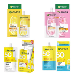 ยกกล่อง 6ซอง📍การ์นิเย่ ครีม เอสพีเอฟ พีเอ+++ แบบซอง 7 มล. X …