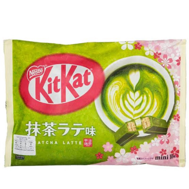 [พร้อมส่ง] KITKAT Nestle Mini Matcha latte/Double choc matcha/strawberry/Strong Matcha/Kitkat Orange