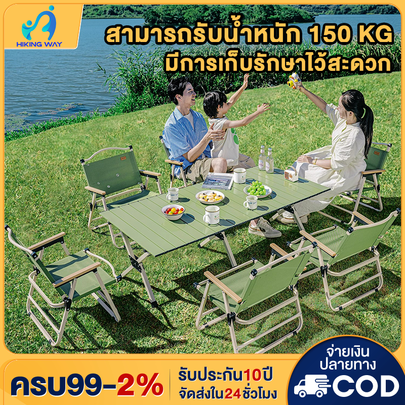 โต๊ะพับได้ โต๊ะแคมป์ปิ้ง โต๊ะพับแคมป์ปิ้ง Folding table กลางแจ้ง ในร่ม แคมป์ปิ้งปิกนิก พกพาสะดวก รับน้ำหนักได้300kg