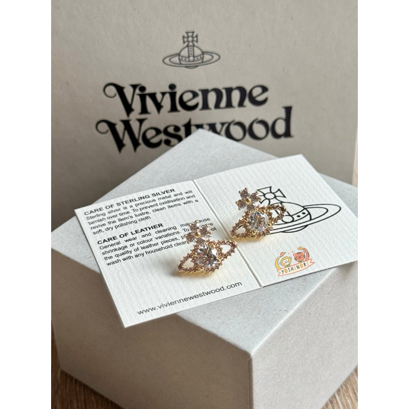พร้อมส่ง✨ ต่างหู Vivienne Westwood รุ่น Valentina ของแท้ ราคา ถูกที่สุด ดีลบีเคเค แกลเลอรีภาพที่ 5