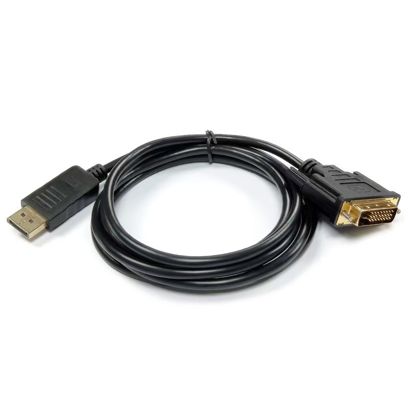 DisplayPort DP to DVI 24+1 Display port Monitor Cable สายจอ 1.8m 1080p