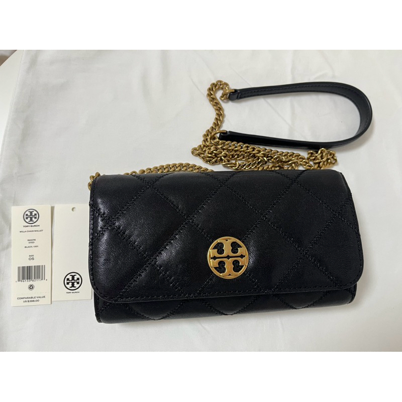 กระเป๋า TORY BURCH ของแท้ 100% (ของ Outlet) รุ่น Willa Chain Wallet