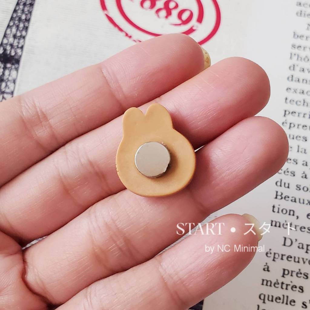 START • スタ−ト STM1007 Bunny Toast Magnet พร้อมส่ง แม่เหล็กติดตู้เย็น รูปบันนี่โทสต์ เรซิ่นจิ๋ว ติดตู้เย็น ติดบอร์ด ล็อคเก - รูปที่ 5