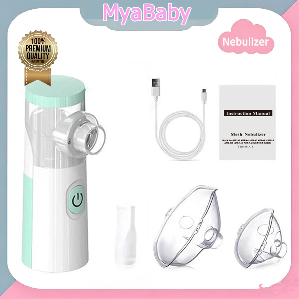MyaBaby เครื่องพ่นยาเด็ก เครื่องพ่นยา อัลตร้าซาวด์ แบบพกพา เครื่องพ่นยาทางการแพทย์ เครื่องพ่นไอน้ํา เครื่องทําความชื้น