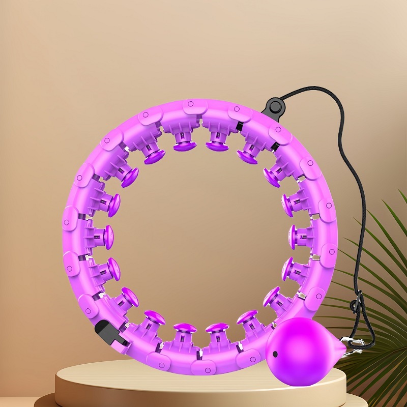 ฮูล่าฮูป ห่วงฮูลาฮูปอัจฉริยะ ถอดออกได้ นวดแม่เหล็กนับอัจฉริยะ อุปกรณ์ออกกำลังกายลดหน้าท้อง ลดน้ำหนักอย่างง่ายดาย - รูปที่ 7