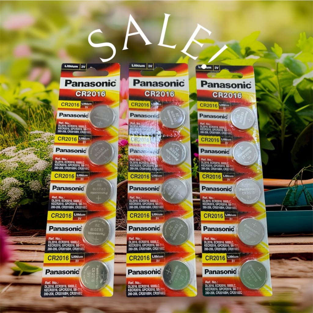 Panasonic Battery Lithium ถ่านกระดุม พานาโซนิค - รุ่น CR2016 2025 2032 ราคาต่อก้อน ของแท้