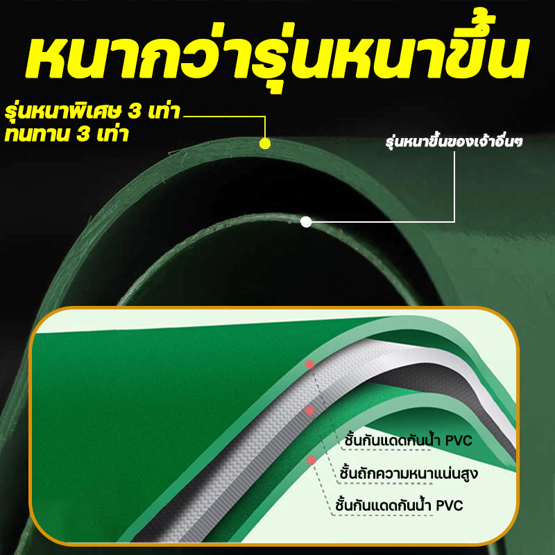 ผ้าใบกันฝน LX 600g หนาพิเศษ กันแดดกันน้ำ thumbnail 6
