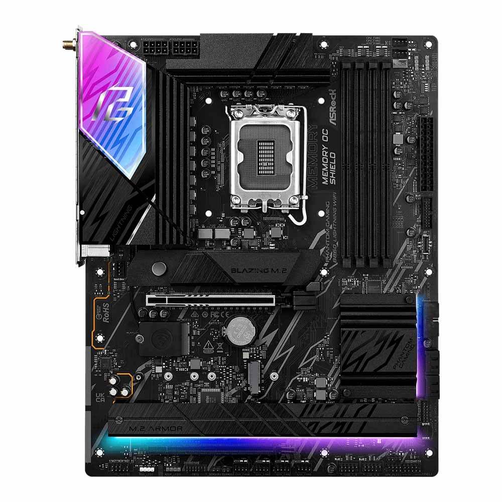 MAINBOARD (เมนบอร์ด) ASROCK B860 LIGHTNING WIFI – INTEL SOCKET 1851 DDR5 ATX ราคา ถูกที่สุด ดีลบีเคเค แกลเลอรีภาพที่ 3