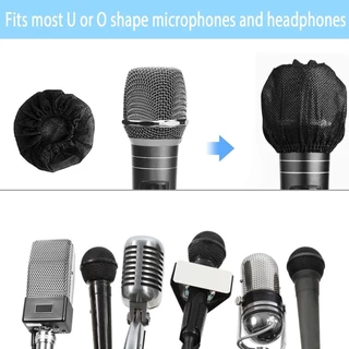 ผ้าคลุมไมโครโฟน KTV Disposable Microphone Microphone Cover ฝาครอบไมโครโฟนไมโครโฟนแบบใช้แล้วทิ้งกันฝุ่น COD