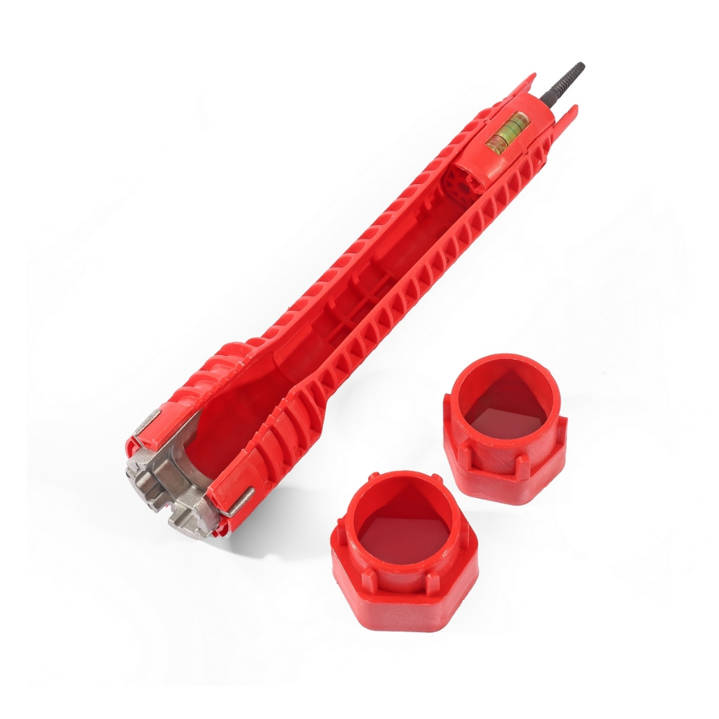 POLO ประแจขันน็อตใต้อ่างอเนกประสงค์ 8IN1 สำหรับใช้ขันน็อตในงานปรับปรุงซ่อมแซมซิงค์อ่างล้างจาน หรือสุขภัณฑ์ในห้องน้ำ