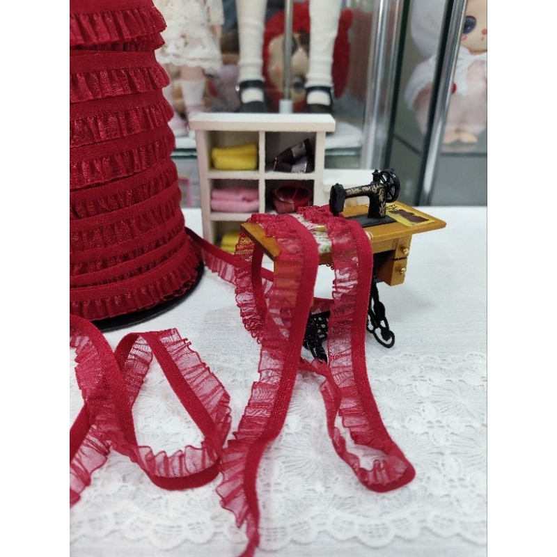 ระบายแต่งชาย ริบบิ้นแก้วขนาด 15 มิล ยาว 100 เซนติเมตร - รูปที่ 3