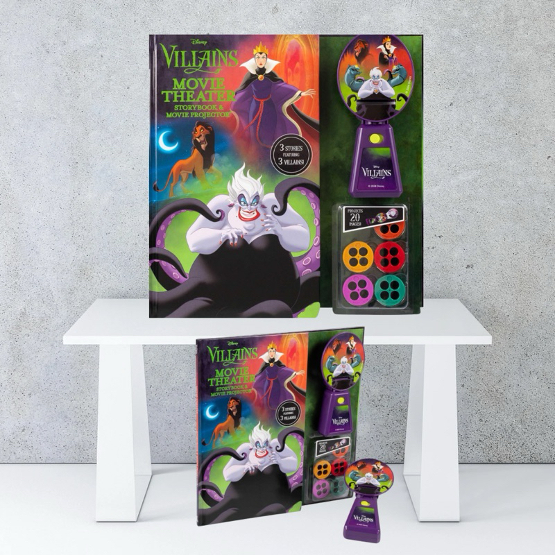 Disney Villains: Movie Theater Storybook & Movie Projector
