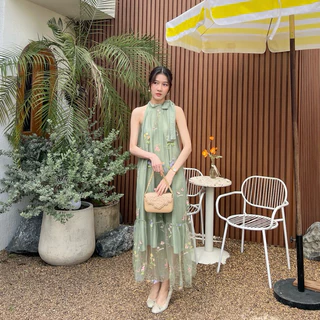 🥂Lady Camelia Dress - Miida✨ผ้าใหม่หนาขึ้น💫🧁ผ้าเวลปักน่ารักมากๆ🧀