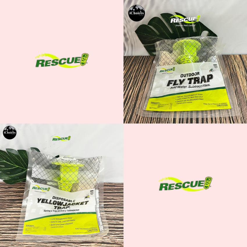 [RESCUE] OutDoor Fly Trap กับดักแมลงวัน ที่ดักแมงวัน แบบแขวน สำหรับกลางแจ้ง แบบใช้แล้วทิ้ง