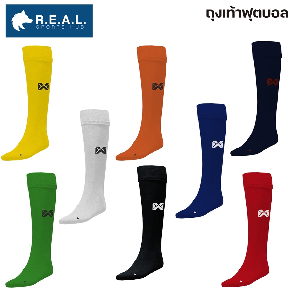 💸ลด65.-ใส่โค้ดTHIKWX1N💸WARRIX ถุงเท้าฟุตบอล ถุงเท้าบอล วอริกซ์ รุ่น WC1519