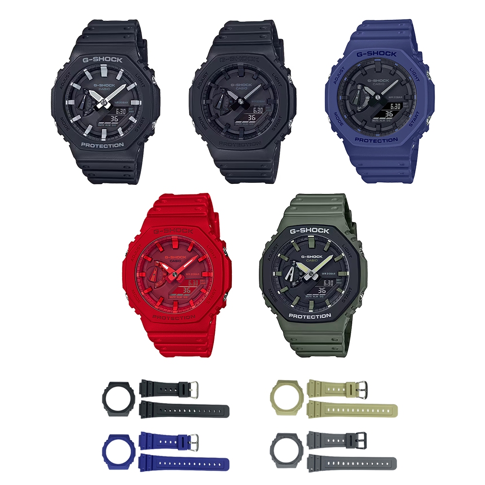 Casio G-Shock / สายนาฬิกา (GA-2100-1A,GA-2100-1A1,GA-2100-4A,GA-2100SU,GA-2110SU,GA-2100SKE)