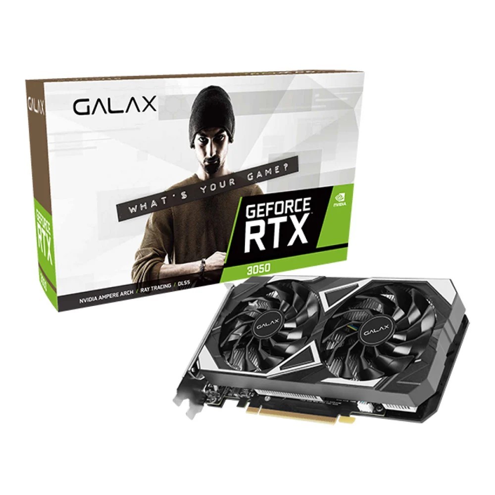 VGA CARD GALAX GEFORCE RTX 3050 6GB EX - 6GB GDDR6(การ์ดจอ)