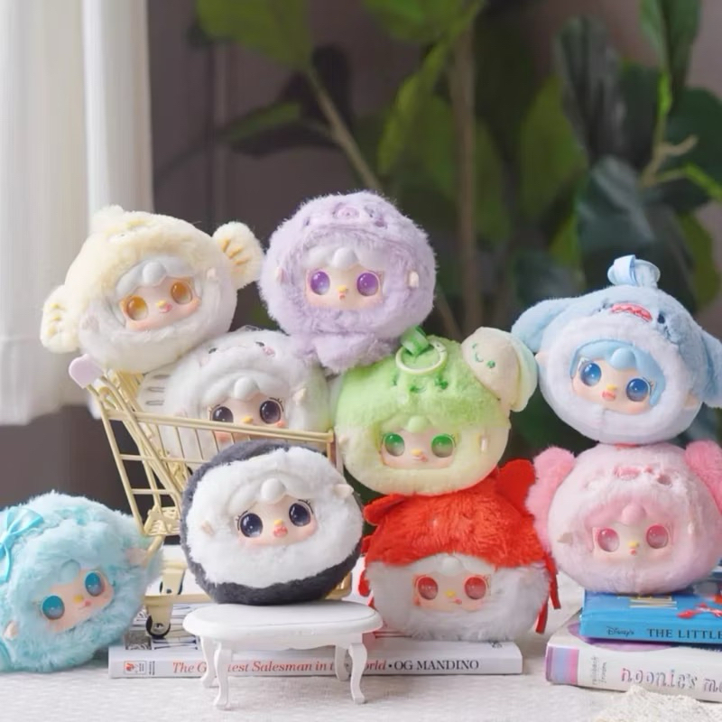 (พร้อมส่ง แบบสุ่ม-แบบเลือกตัวใช้โค้ดลดได้) Yooki Ocean Baby พวงกุญแจห้อยกระเป๋าทะเลจิ๋ว