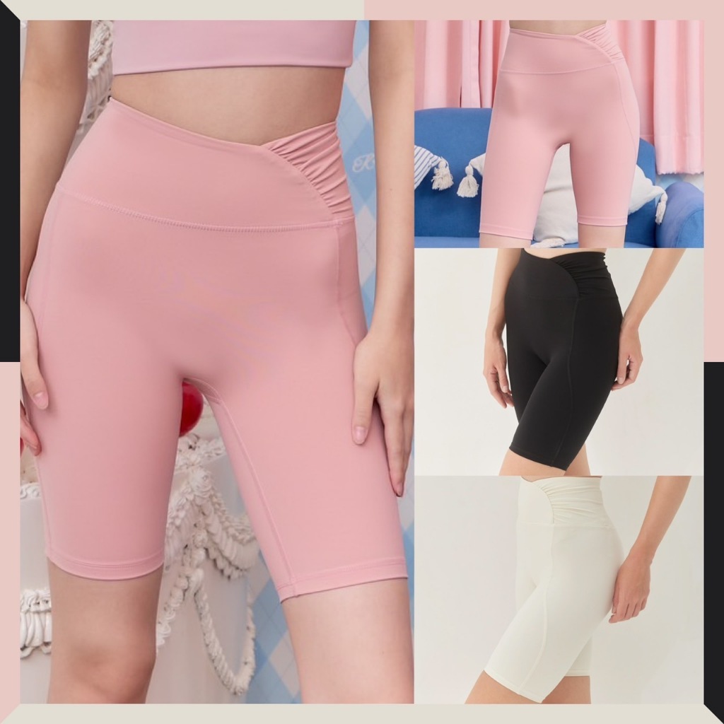 Darlyn  - Lena biker shorts  กางเกงขา3ส่วน กางเกงโยคะ