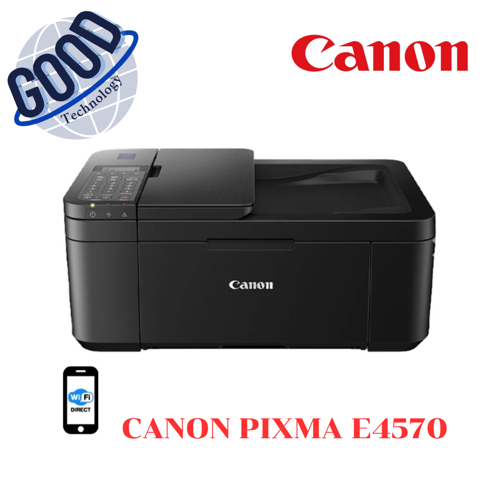 CANON PIXMA E4570  เครื่องปริ้นเตอร์มัลติฟังก์ชั่นอิงค์เจ็ท สีดำ