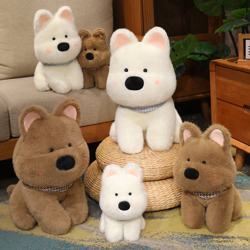 ตุ๊กตาสุนัข หมอนน้องหมา การ์ตูน ขนนุ่ม น่ารัก ของขวัญ ของเล่นเด็ก Dog Doll / Kawaii Cushion / Toy For Kid
