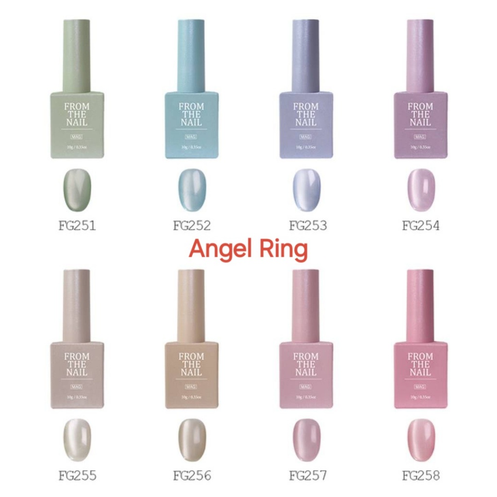 แยกขายสีเจล🇰🇷FROM THE NAIL Angel's Ring collection cateye satin 8สี FG251-258 ของแท้🇰🇷พร้อมส่ง