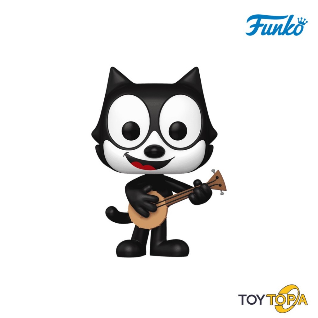 (80076) - Felix the Cat with Banjo (1616) POP! TV: Felix the Cat 105th Anniversary by Funko