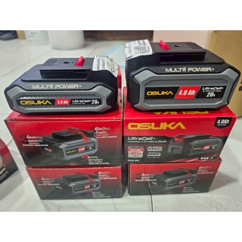 แบตเตอร์รี่ osuka 2.0&4.0ah