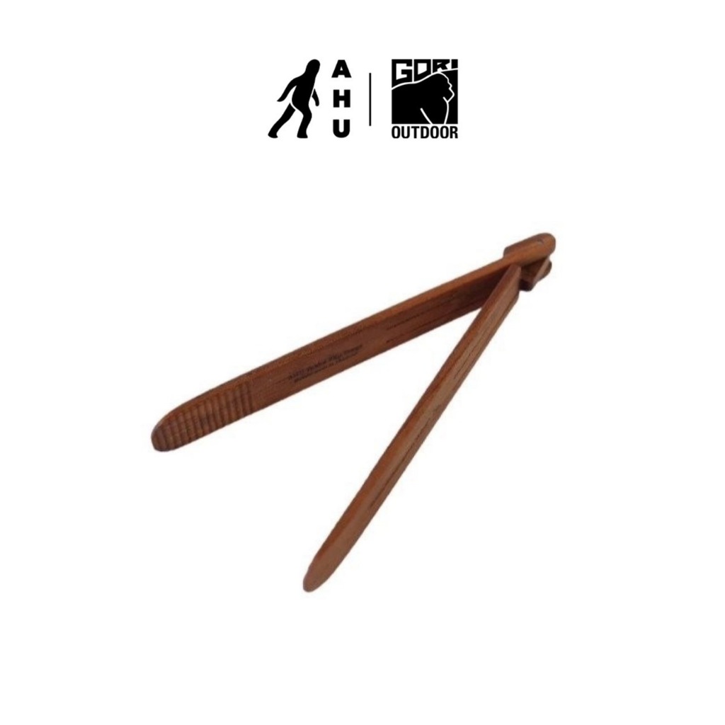 [5.5 โค้ด GORI55 รับ Coin 10%] AHU Flip Tongs ที่คีบไม้สัก