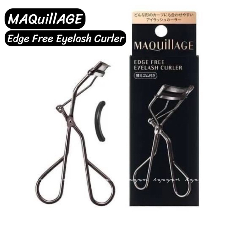 ✅พร้อมส่ง✅ ที่ดัดขนตา จากญี่ปุ่น MAQuillAGE Edge Free Eyelash Curler กล่องดำ/319