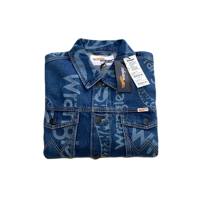 เสื้อ Jacket แจ็คเก็ต Wrangler x Hotwheels ของแท้