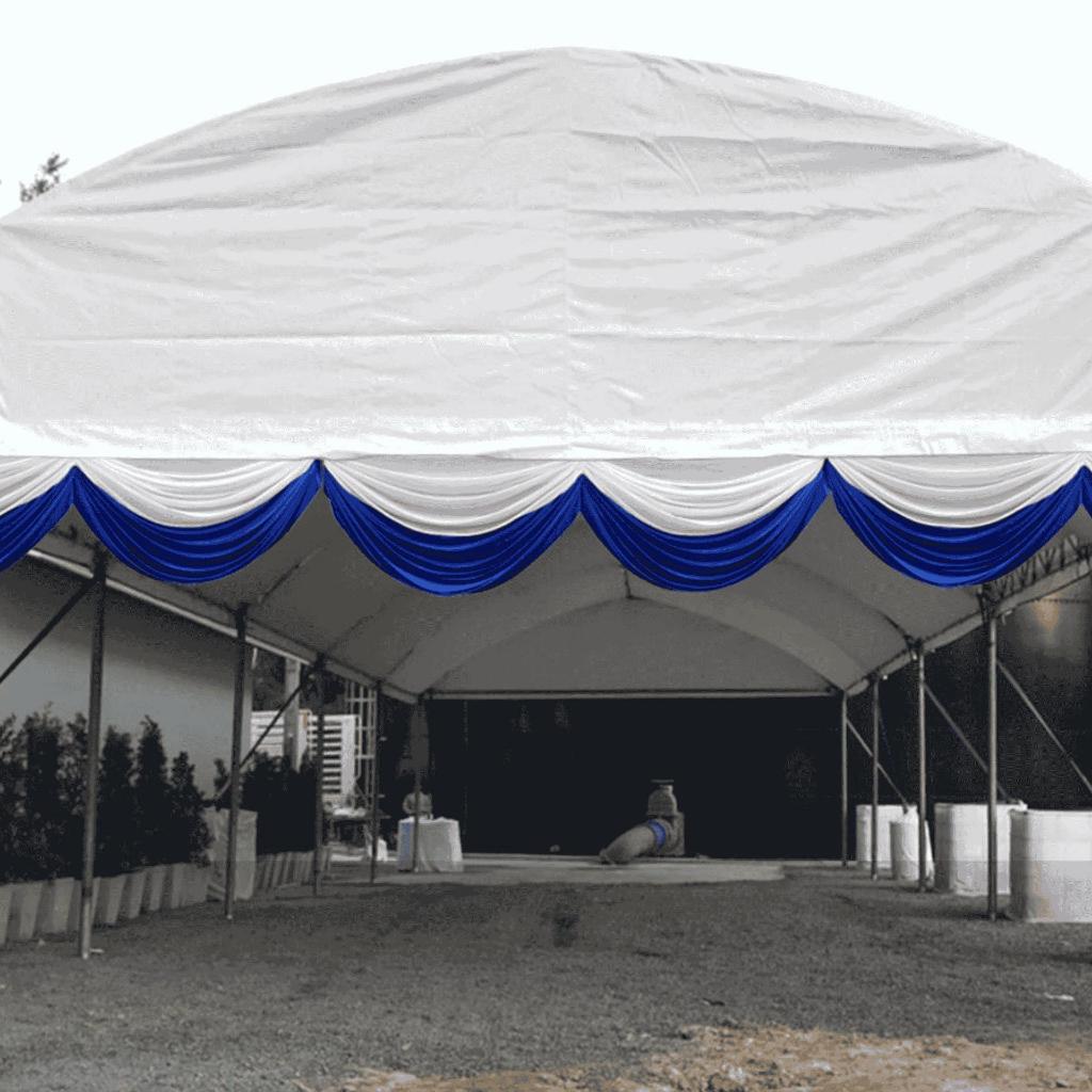 ผ้าประดับตกแต่งสถานที่  ติดราวบันได ติดรั้ว  ผ้าประดับสำเร็จรูป  สองสีทูโทน สินค้าพร้อมส่งผลิตงาน TH - รูปที่ 7