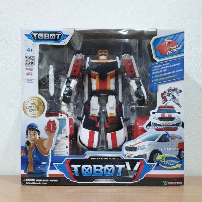Adventure Tobot ~ Tobot V หุ่นยนต์แปลงร่าง มีเสียง Young Toys
