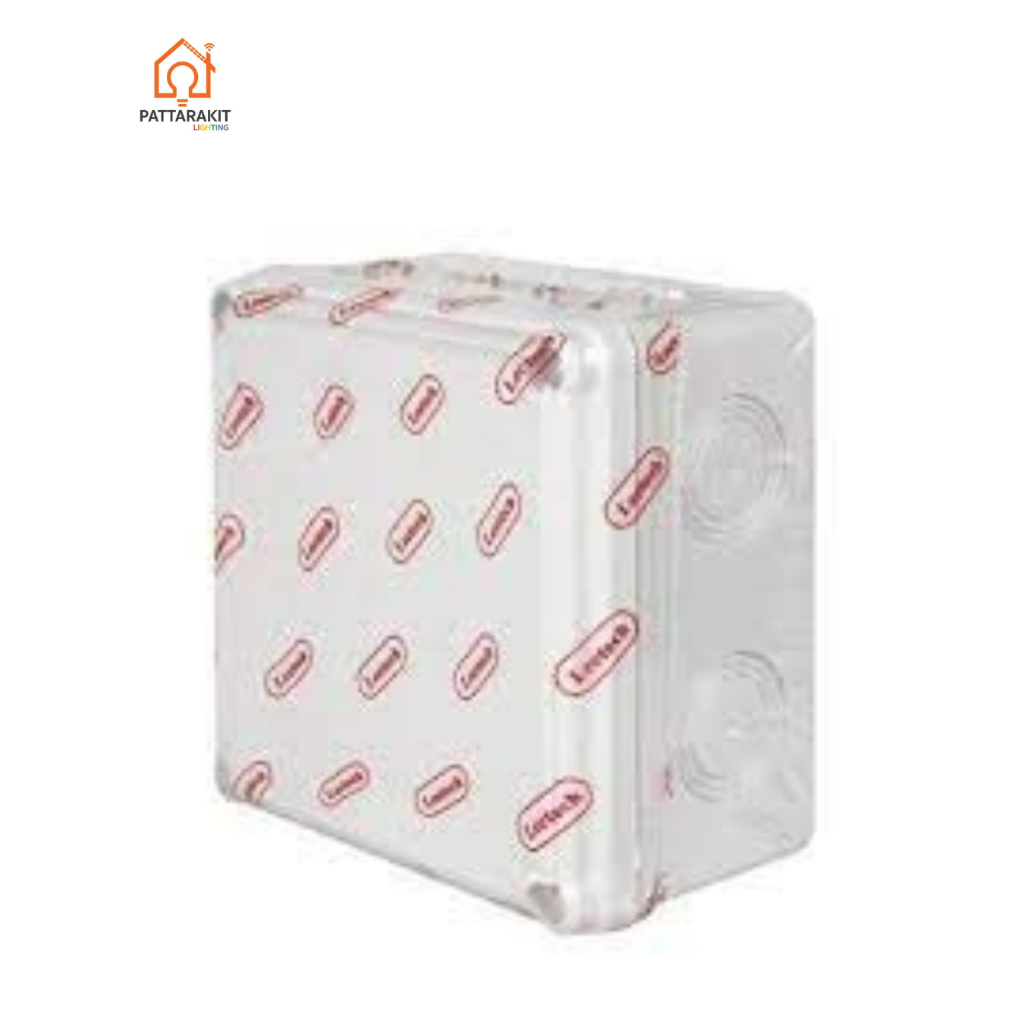 กล่องกันน้ำ 404 Leetech ขาว