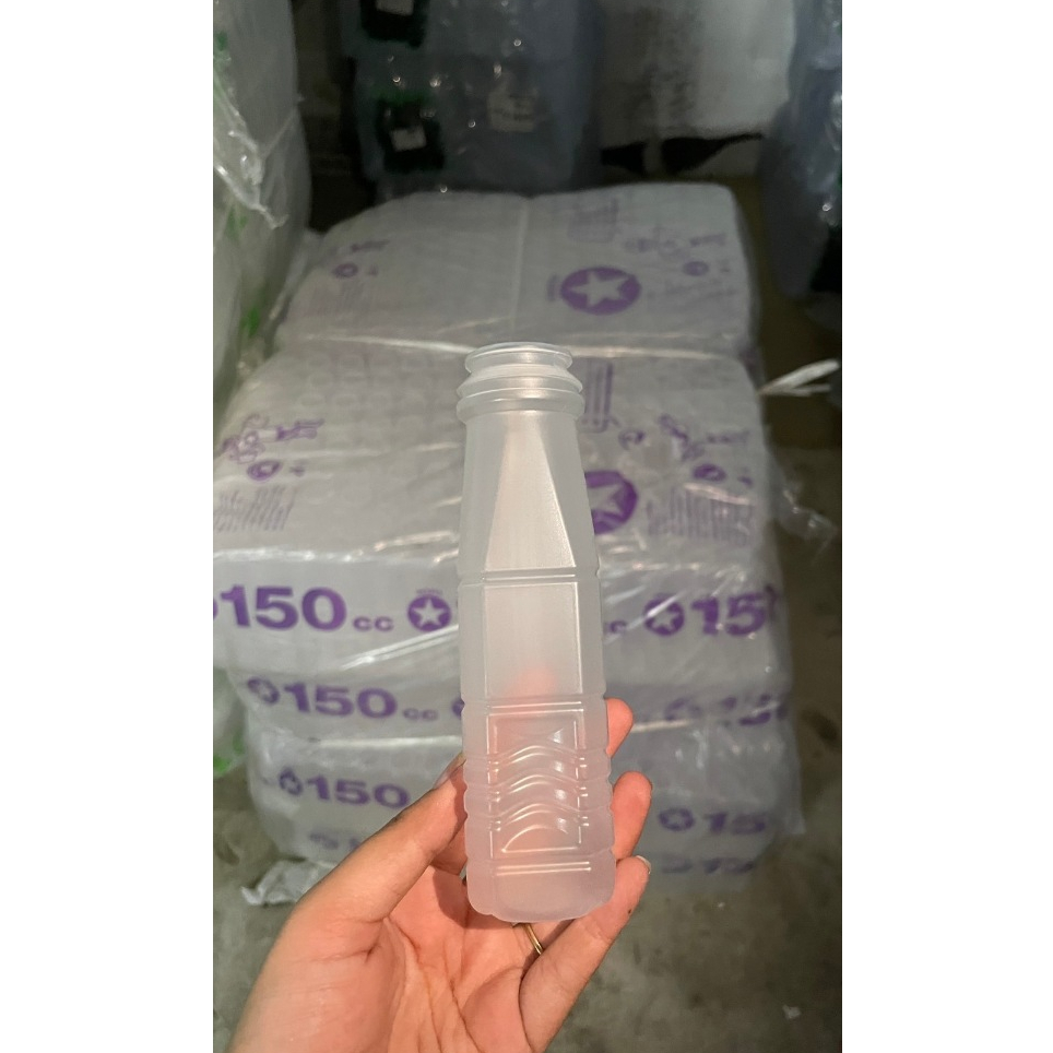 ขวดพลาสติกขุ่น pp ขนาด150cc