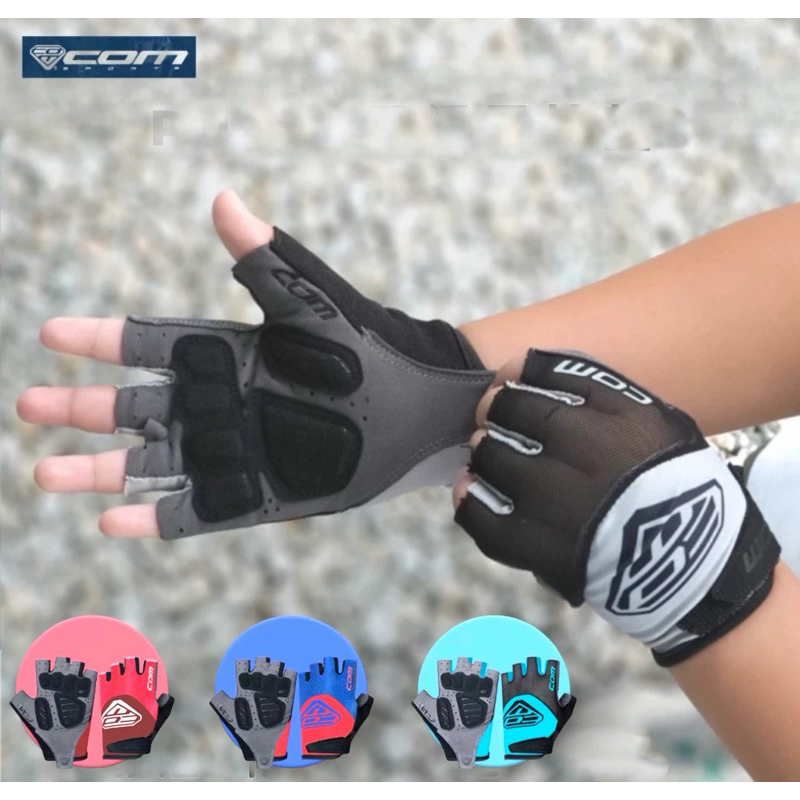 ถุงมือเด็กเต็มนิ้ว COM Sports GL03 Kids Gloves ถุงมือปั่นจักรยาน ถุงมือขาไถ balance bike