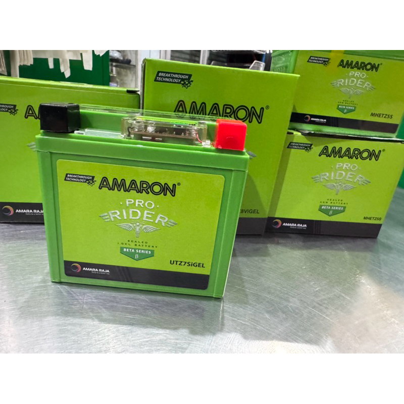 แบตเตอรี่ amaron GEL มีตัวเทสไฟ, pcx,click-125,aerox,nmax,x-max,forza
