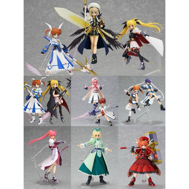 [ของแท้🇯🇵/พร้อมส่ง✅] Magical Girl Lyrical Nanoha Figma - Nanoha/Fate/Signum/Hayate/Vita/Subaru/Teana/Erio/Caro/Shamal